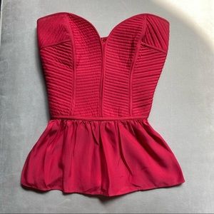 Parker Penelope Strapless Bustier Top